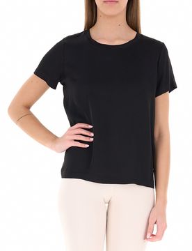 VICOLO T-shirt in satin NERO M