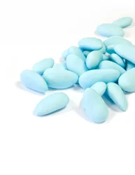 Hochzeitsmandeln Blau Dragées Mandeln Farbe Blau 500 g