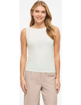 Top de mujer sin mangas de algodón y modal - Vila - FashionsVida