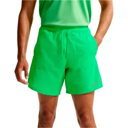 M nk df stride 5in bf short pantaloneta técnica hombre Verde (XL)