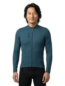 Maglia A Maniche Lunghe Pragma Color Block Blue - Ale - FashionsVida