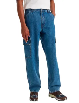 Pantalon Cargo 568 Loose Strt Blue 30