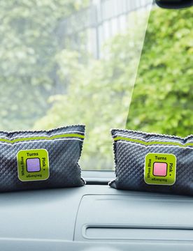 Wiederverwendbarer Auto-Entfeuchter mit Sättigungsanzeige