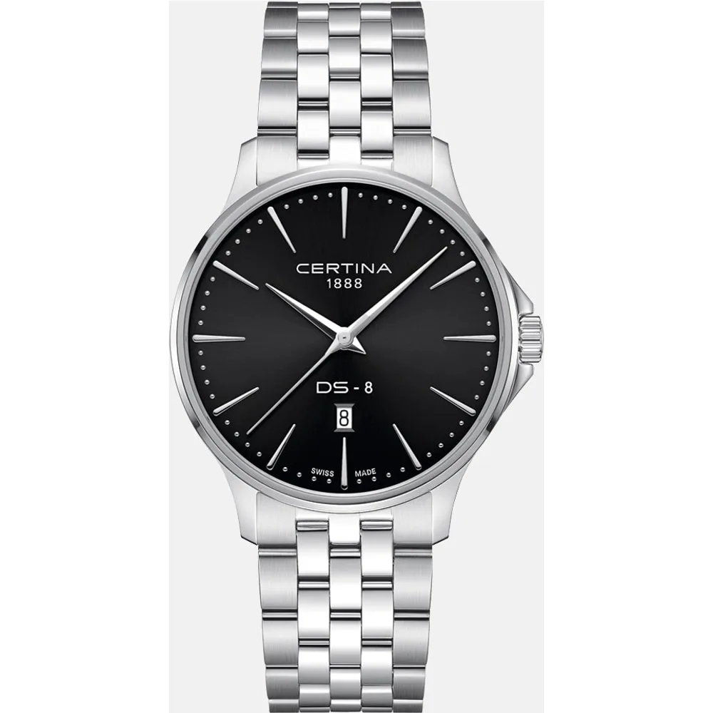 Reloj de hombre DS8 C0454101105100 de acero gris - Certina - FashionsVida