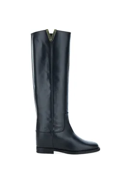 Stivali in pelle NERO 37 - VIA ROMA 15 - FashionsVida