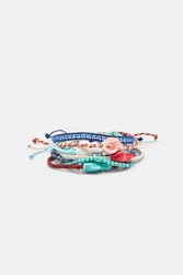 Pack Of Fish Charm Bracelets (Size: )