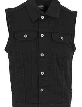 Urban Classics Chaleco negro denim