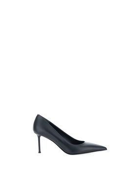 Décolleté in pelle NERO 41