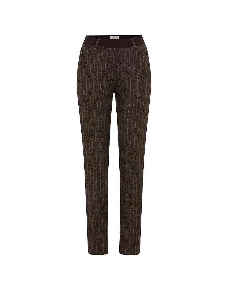 Pantalon de ville LILLYTH marron 46 (kurz) - Raphaela By Brax - FashionsVida