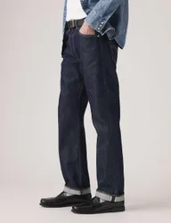 Straight Fit Jeans Dark Blue Denim male