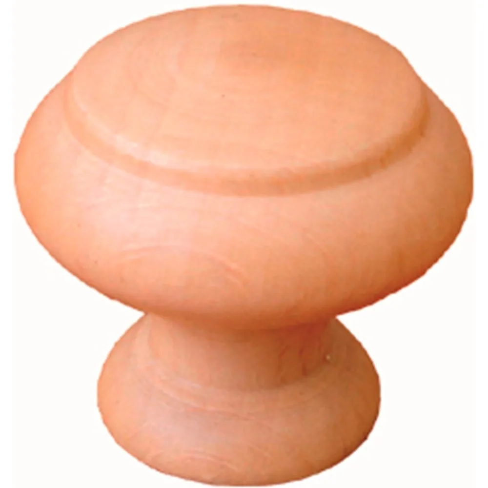 Pomo Madera Haya Lacado Natural 40 mm - Nesu - FashionsVida