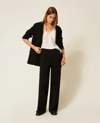Pantalon en maille avec sequins