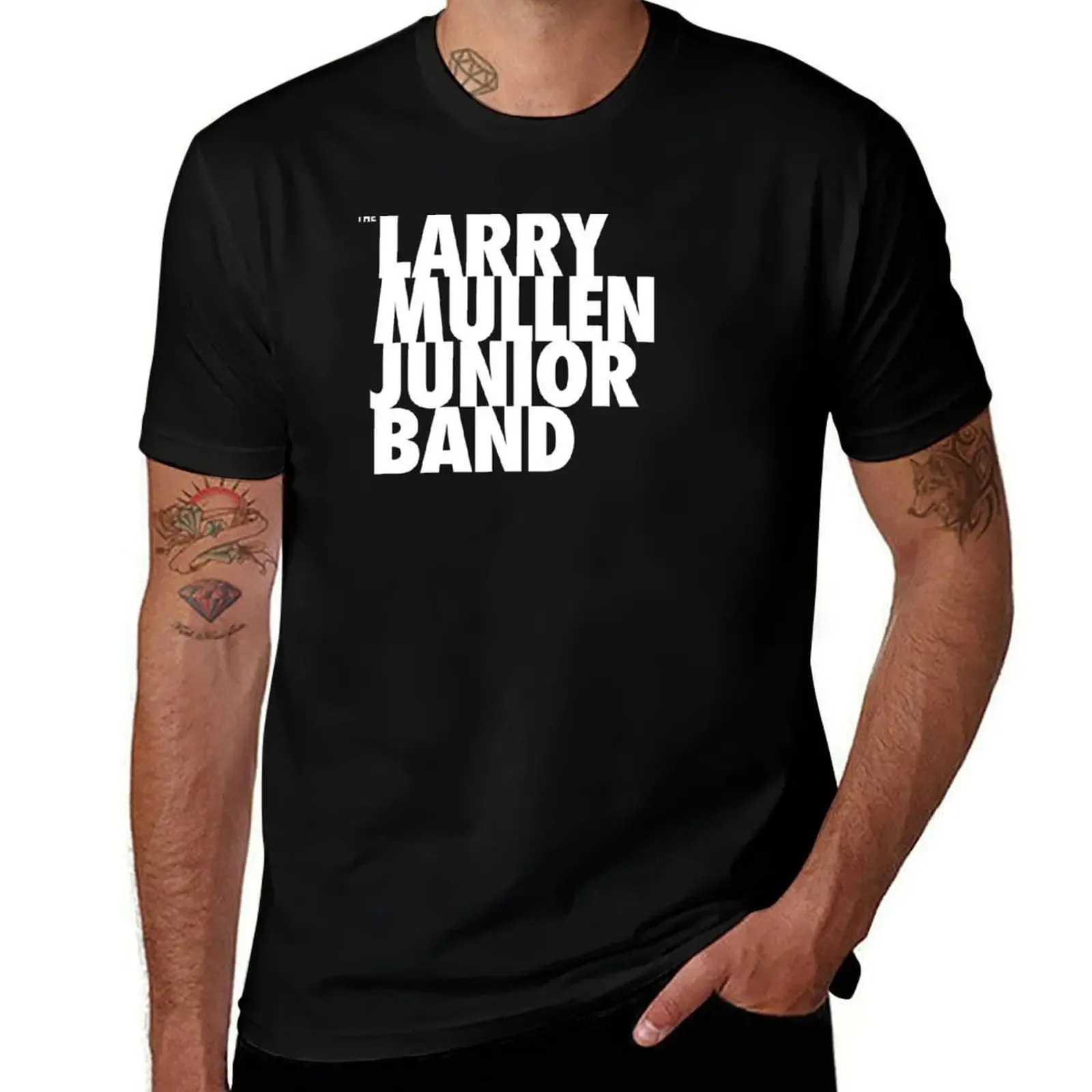 The Larry Mullen Jr. Band T-Shirt Simple Solid Color Crew Neck Tee - Aliexpress - FashionsVida