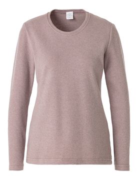 Warmer Damen- Pullover, fein gerippt XL natur
