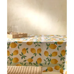 Mantel antimanchas resinado Limones