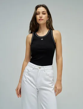 Camiseta básica de mujer con hilos de lúrex - Salsa Jeans - FashionsVida