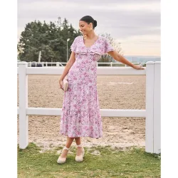 Vestido de invitada estampado floral