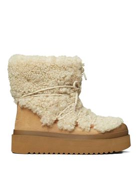 Stivali in shearling morbido