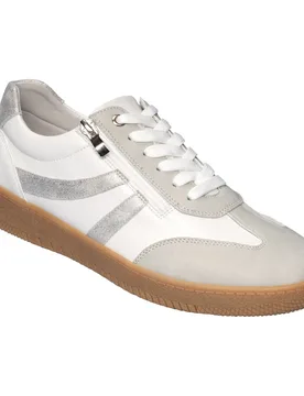 Leder-Sneaker „Lisa“ 36 grau - wonderwalk - FashionsVida