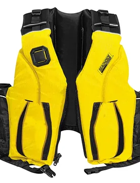 Canoe Kayak Pfd Life Jacket Yellow / Black 2XL-3XL unisex - Seachoice - FashionsVida
