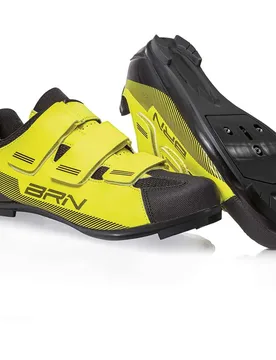 Scarpe Da Strada 3 Straps Fluo Yellow - Brn - FashionsVida
