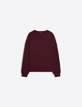 Sweat Col Rond Xl Grenat