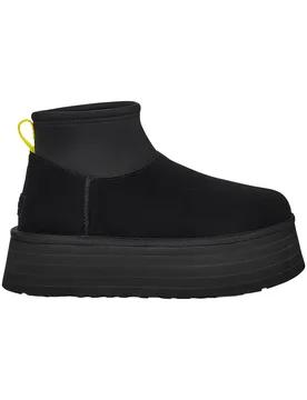 Bottes - W Classic Mini Dipper Black - Taille 41 - Noir - Ugg - FashionsVida