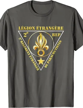 Legion Etrangere 2nd Rep. Regiment Etranger De Parachutistes T-Shirt Short Sleeve Casual Cotton O-Neck Mens T Shirts - Aliexpress - FashionsVida