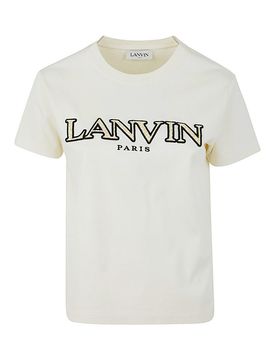 Lanvin Maglietta in cotone con logo