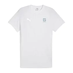 T-shirt à Manches Courtes Girona Fc Teamevostripe White / Silver XL