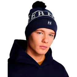 Bonnet Halftime Pom Midnight Navy / Summit White / White One Size