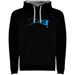 Sweat à Capuche Stella Football Two-colour Black / Grey 2XL