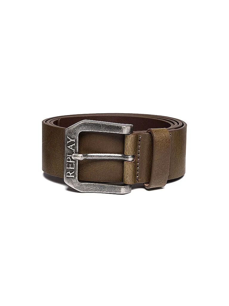 Replay Ceinture en cuir marron 90 - Replay - FashionsVida