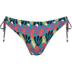 Braga de bikini con lazos a los lados y estampado