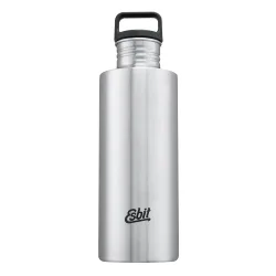 Trinkflasche Sculptor 1 L Edelstahl silberfarben Default Title adult