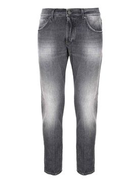Jeans In Cotone Con Sfumature