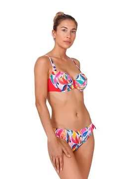 Womens Bikini With Underwire And Adjustable Panties Tegb0425c - Red - Size 36c - Teleno - FashionsVida