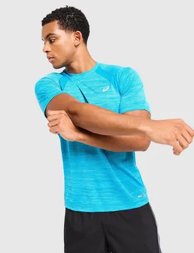 Mens Maglia Road - Blu, blu blu Uomo taglia M - Asics - FashionsVida