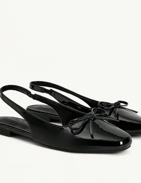 Zapatos de mujer con suela blanda, lazo y punta cuadrada, adecuados para primavera y otoño - Shein - FashionsVida
