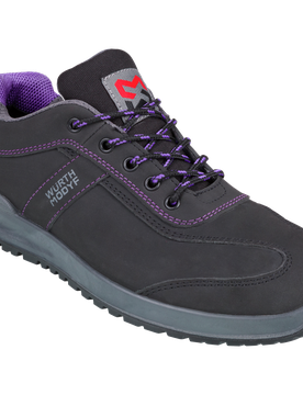 Chaussures de sécurité Carina S3 noires/violettes Noir 37