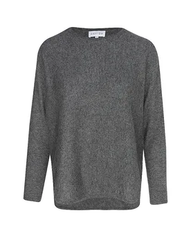 Pullover in cashmere grigio S - Davida - FashionsVida