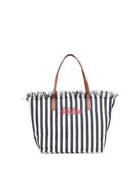 Borsa City in tela a righe