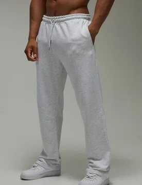 Herren Herren Active Straight Leg Dash Jogginghose Grey Marl Größe XS - boohooMAN - FashionsVida