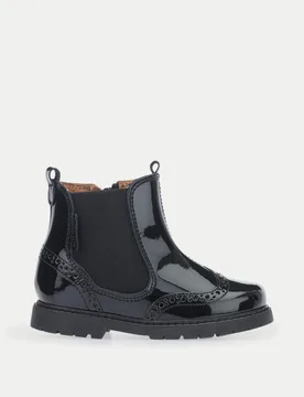 Kids' Patent Chelsea Boots (6 Small - 4 Large) Black Female - Start-Rite - FashionsVida