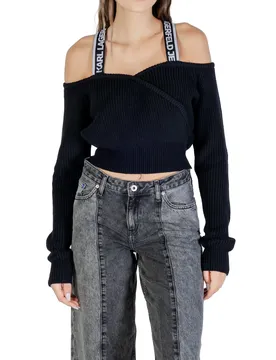 Damen Pullover Schwarz 488411