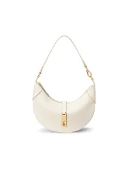 Borsa in pelle - Borsa a spalla piccola crema