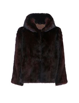 Upcycled Mink Fur Hooded Jacket