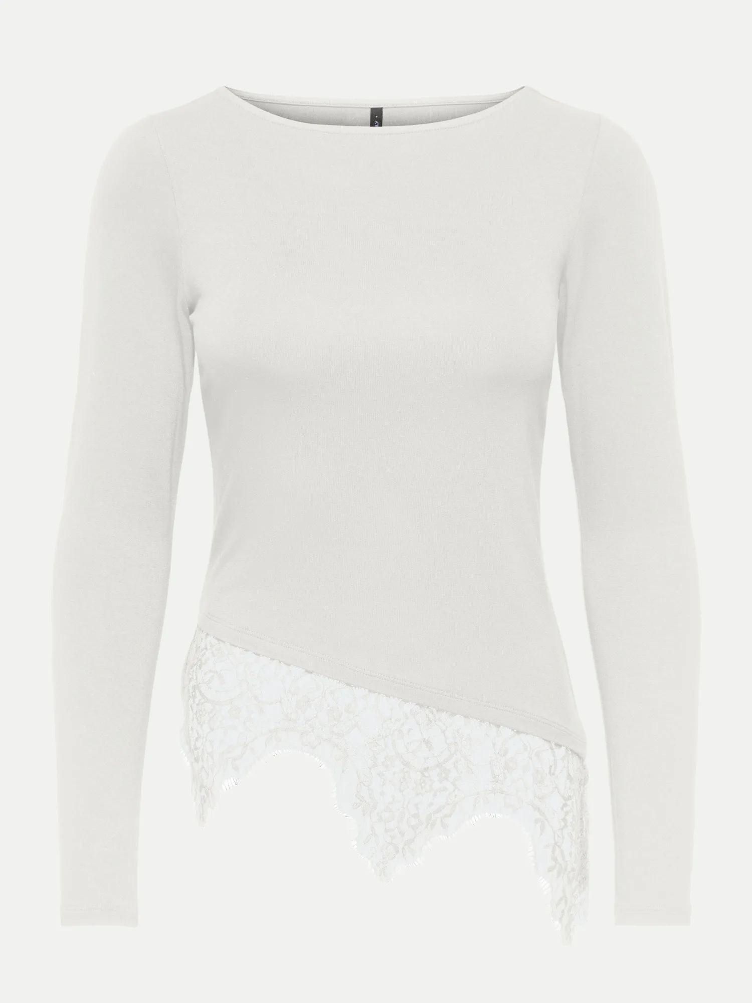 ONLLAILA Top mit Spitze Weiß M - Only - FashionsVida