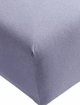 Sábana bajera de jersey BELLA DONNA 140/200 cm - 160/220 cm Azul vaquero azul - Formesse - FashionsVida