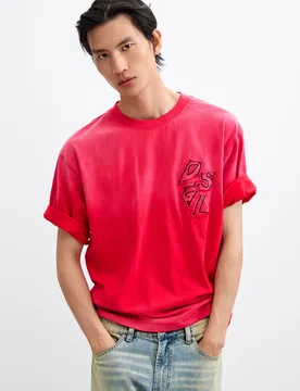 T-shirt brodée Mickey™ RED M male - Desigual - FashionsVida